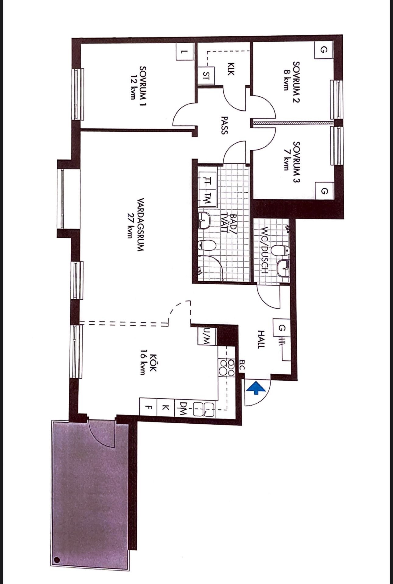 4 rok · 109 m² i Sollentuna – bild 11
