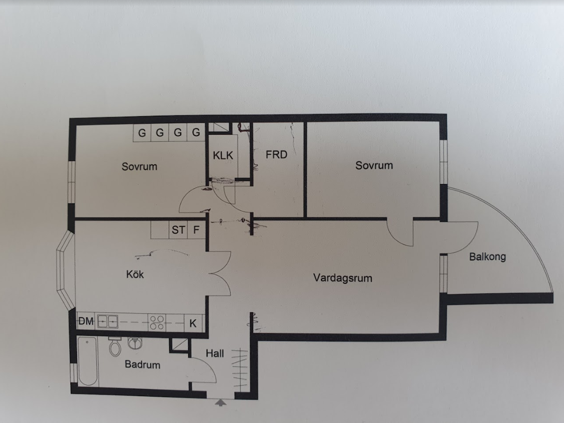 Lägenhet, 4 rooms, 85 sqm, Solna – bild 2
