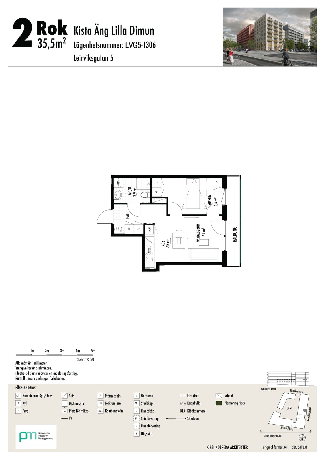 2 rok · 35 m² i Kista – bild 8