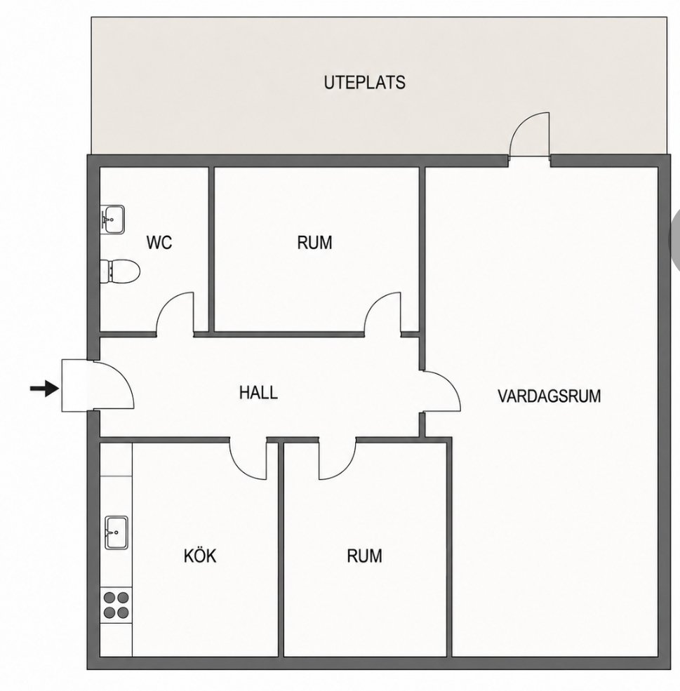 3 rok · 68 m² i Billesholm – bild 9
