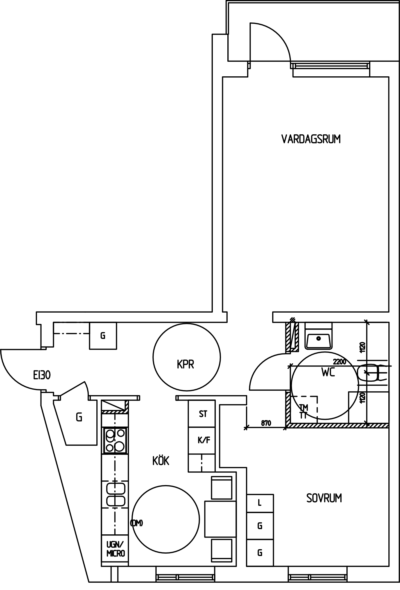 Lägenhet, 2 rooms, 58 sqm, Flen – bild 12