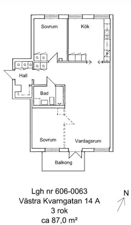 3 rok · 87 m² i Nyköping – bild 6