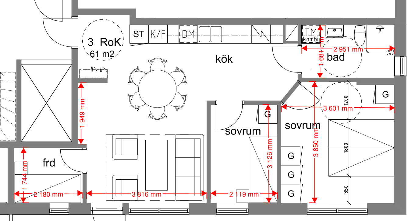3 rok · 61 m² i Eskilstuna – bild 6
