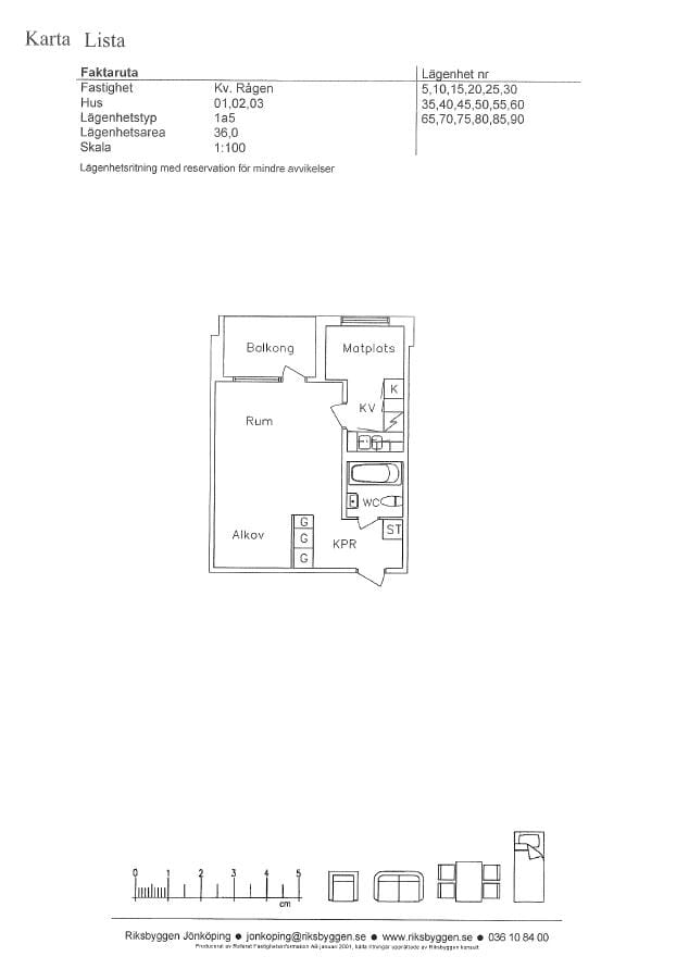 1 rok · 36 m² i Jönköping – bild 2