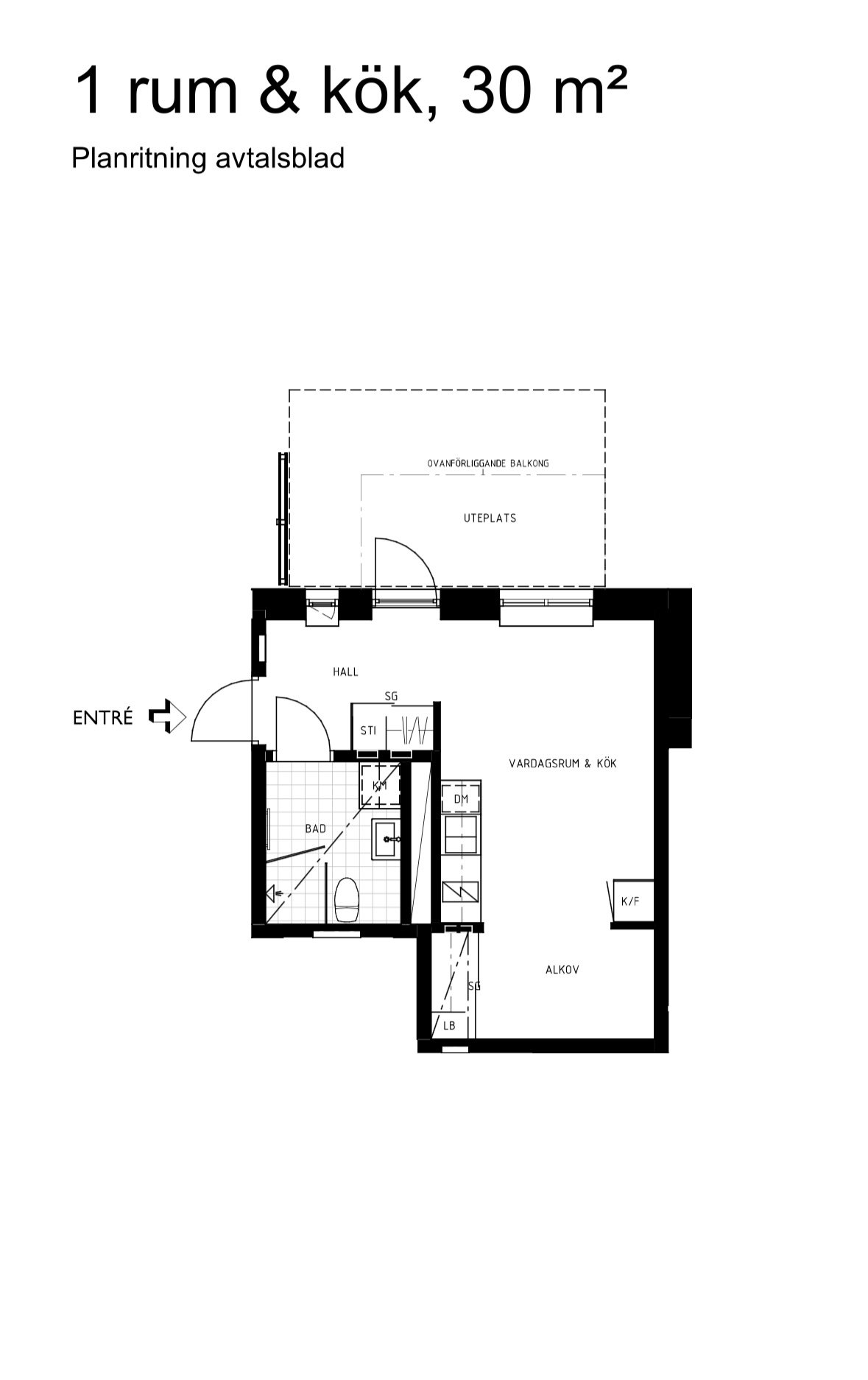 Lägenhet, 2 rooms, 30 sqm, Älvsjö – bild 6