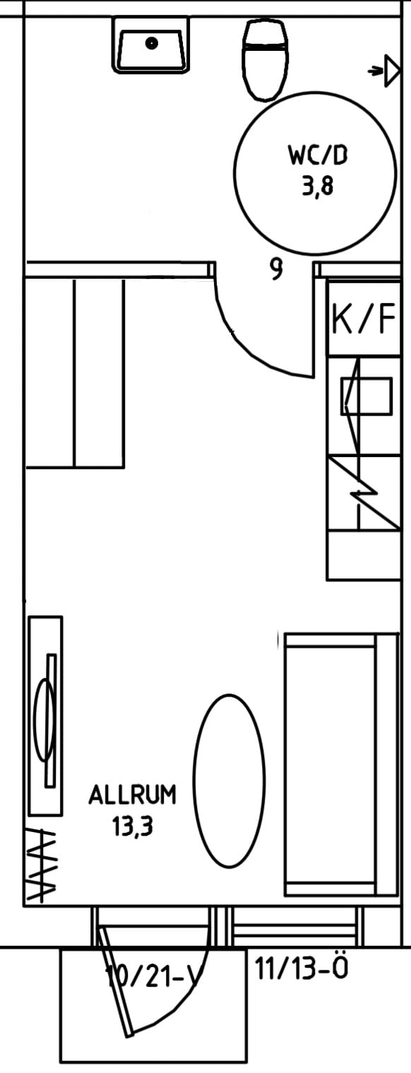 1 rok · 34 m² i Grillby – bild 7