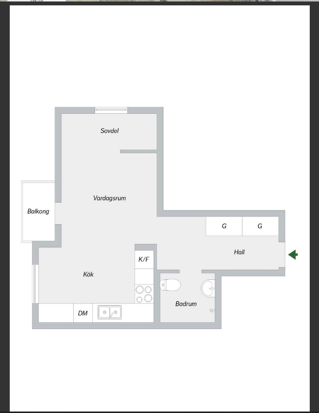 1 rok · 42 m² i Johanneshov – bild 9