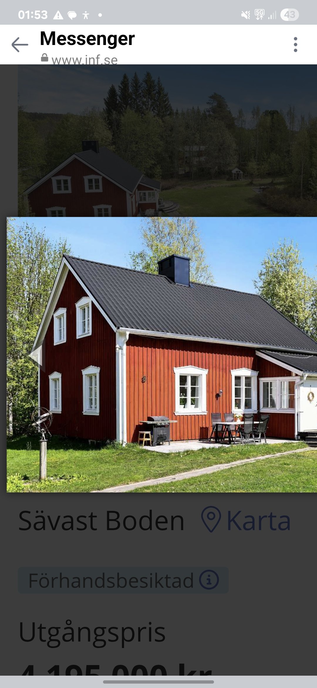 Villa/Hus, 6 rooms, 150 sqm, Boden