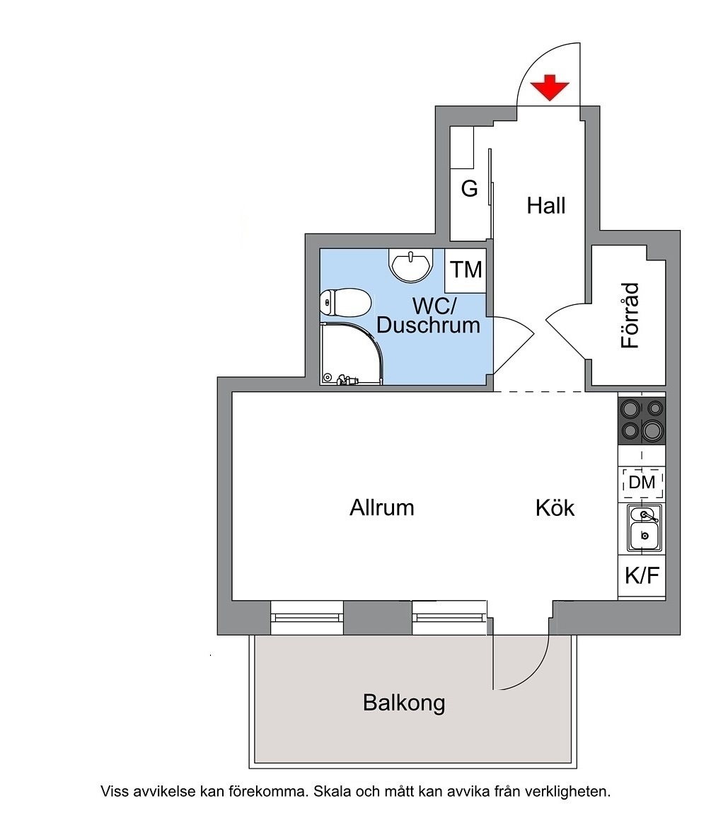 Lägenhet, 1 rooms, 30 sqm, Norsborg – bild 15