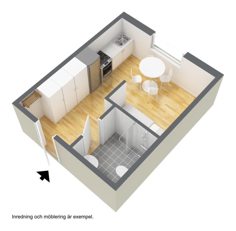 Lägenhet, 1 rooms, 32 sqm, Karlstad – bild 6