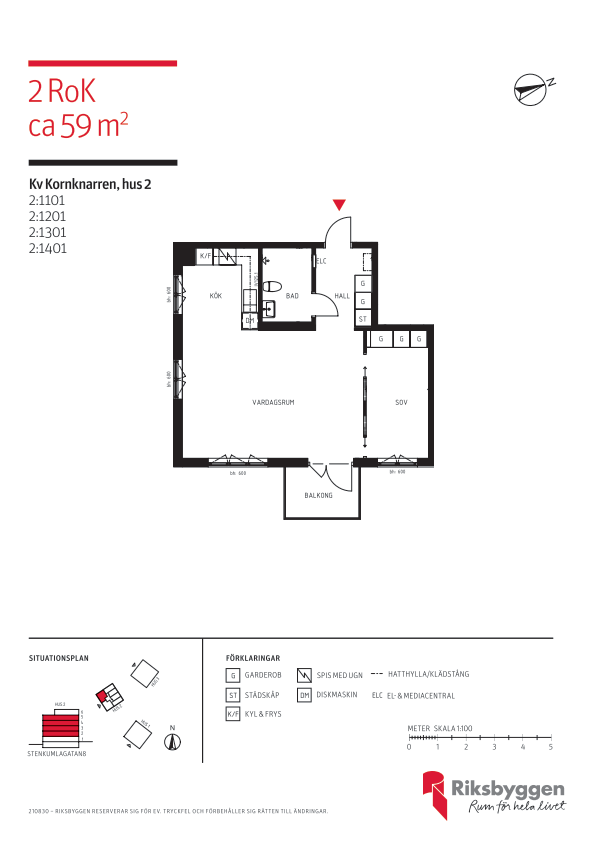 Lägenhet, 2 rooms, 59 sqm, Västerås – bild 20