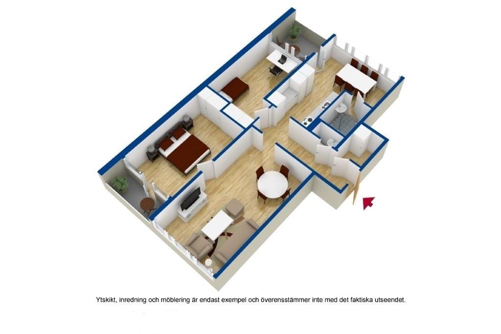 3 rok · 86 m² i Västerås – bild 4