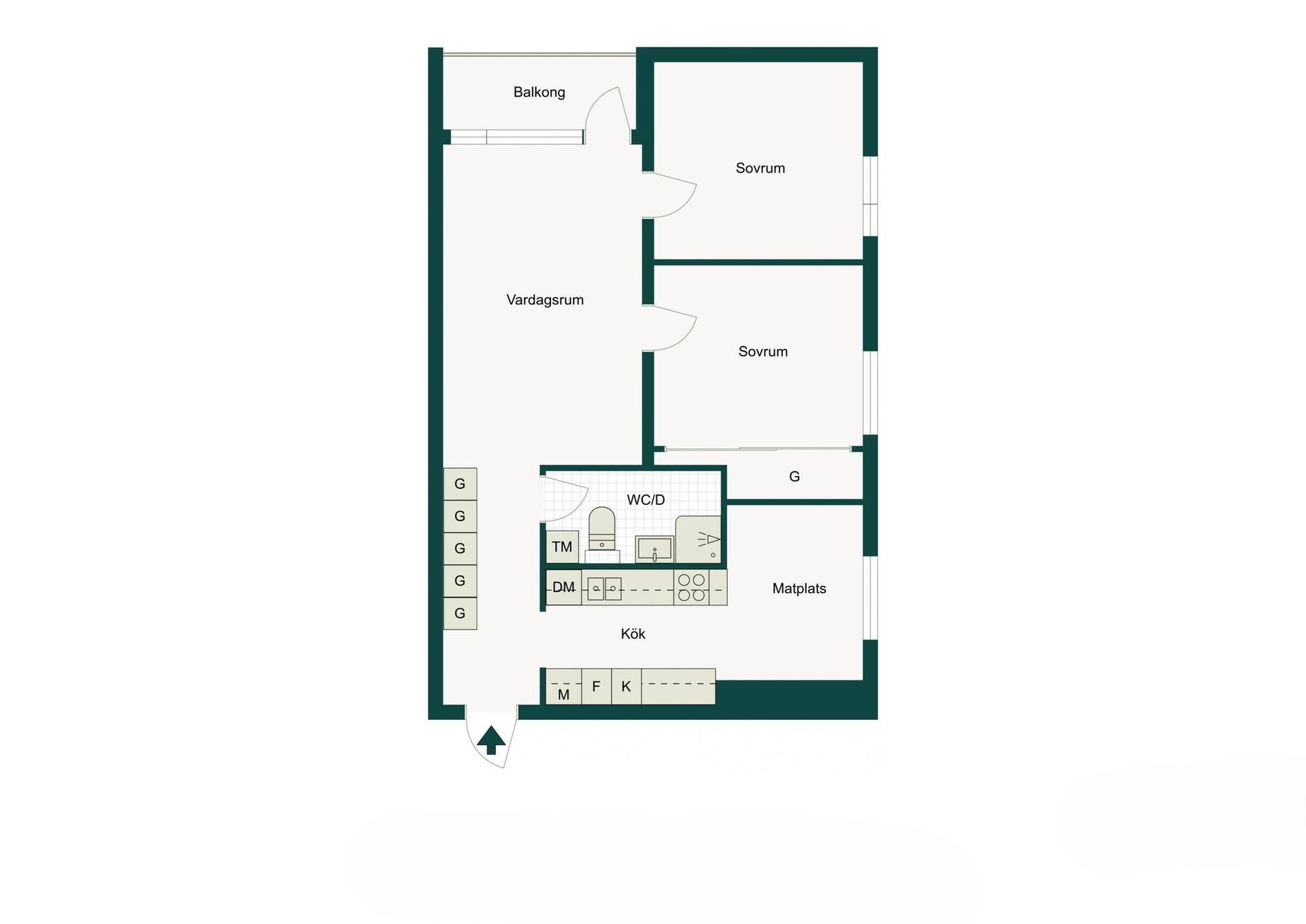 Lägenhet, 3 rooms, 75 sqm, Örebro – bild 6