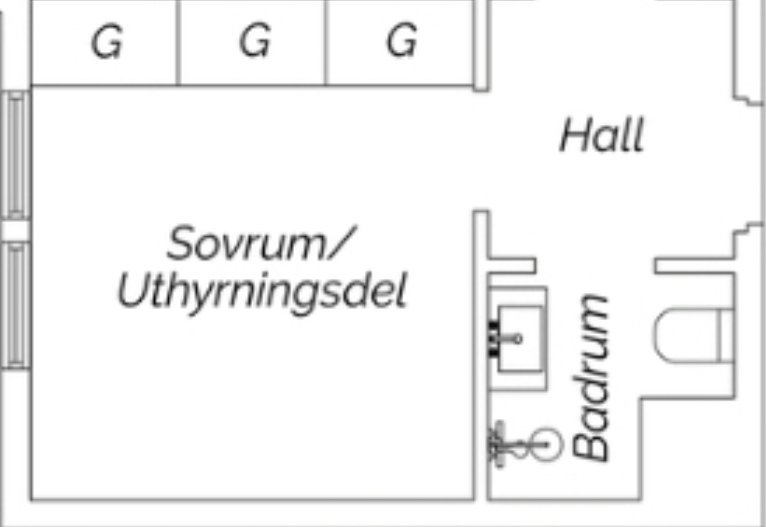 1 rok · 19 m² i Stockholm – bild 4