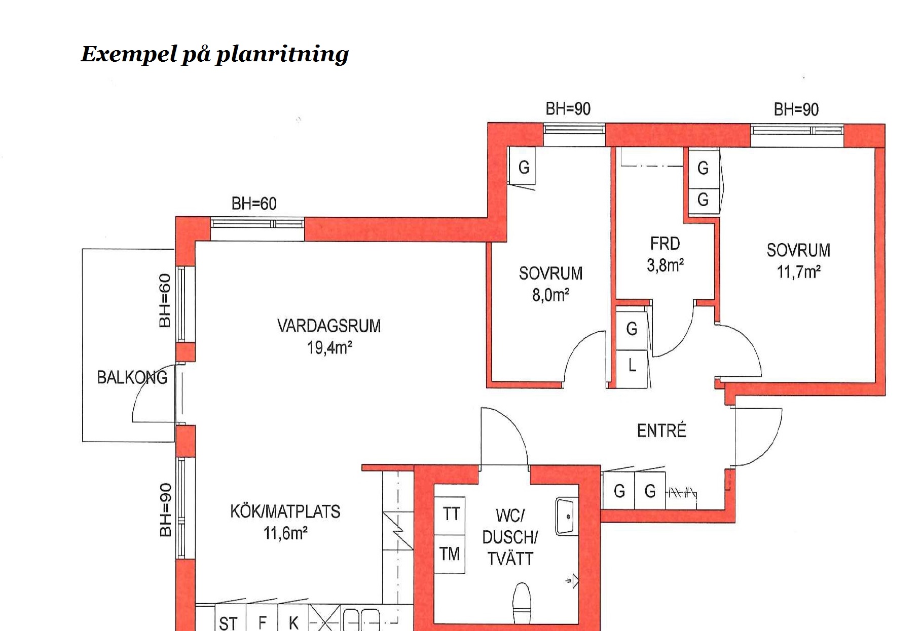 3 rok · 74 m² i Halmstad – bild 2