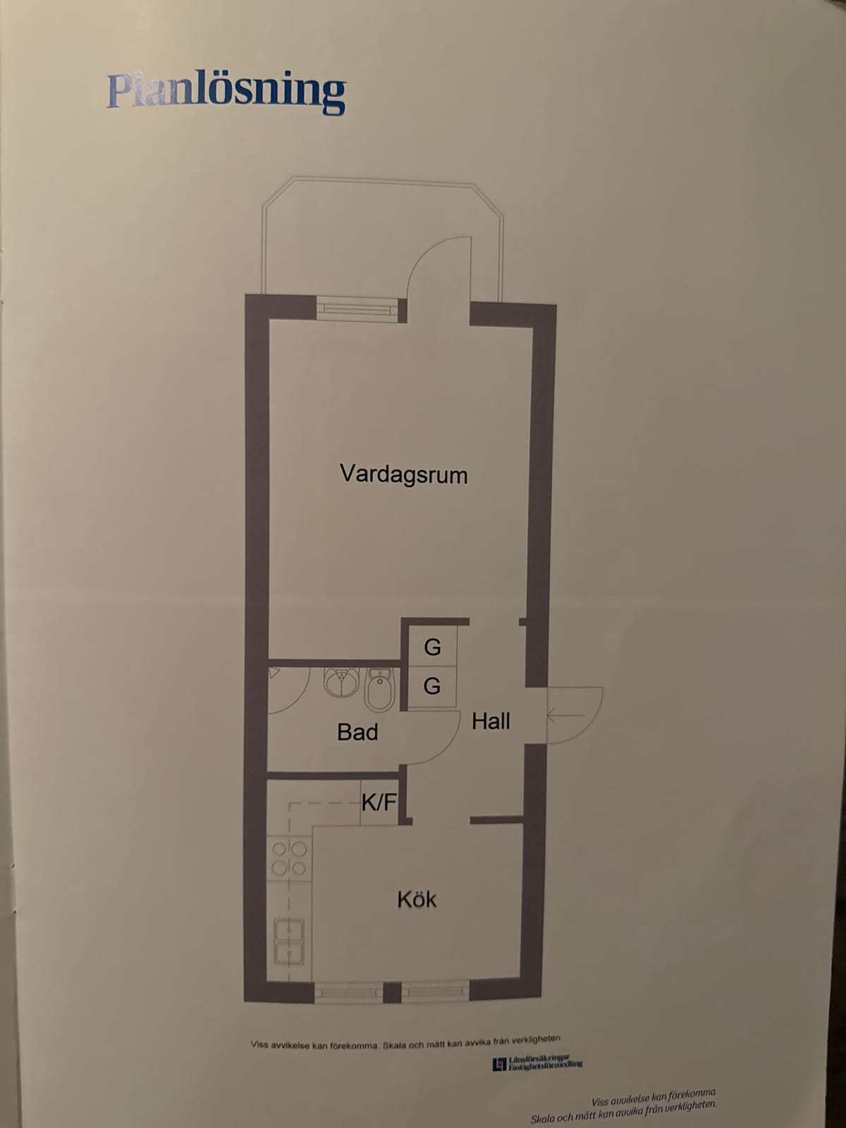 Lägenhet, 1 rooms, 37 sqm, Västerås