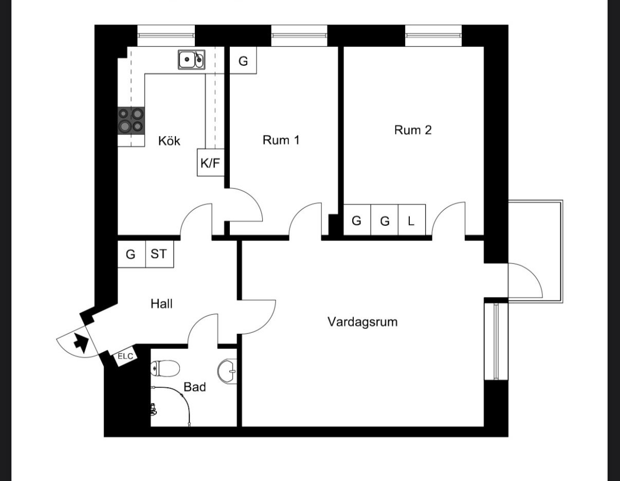 Lägenhet, 3 rooms, 10 sqm, Stockholm – Stockholm