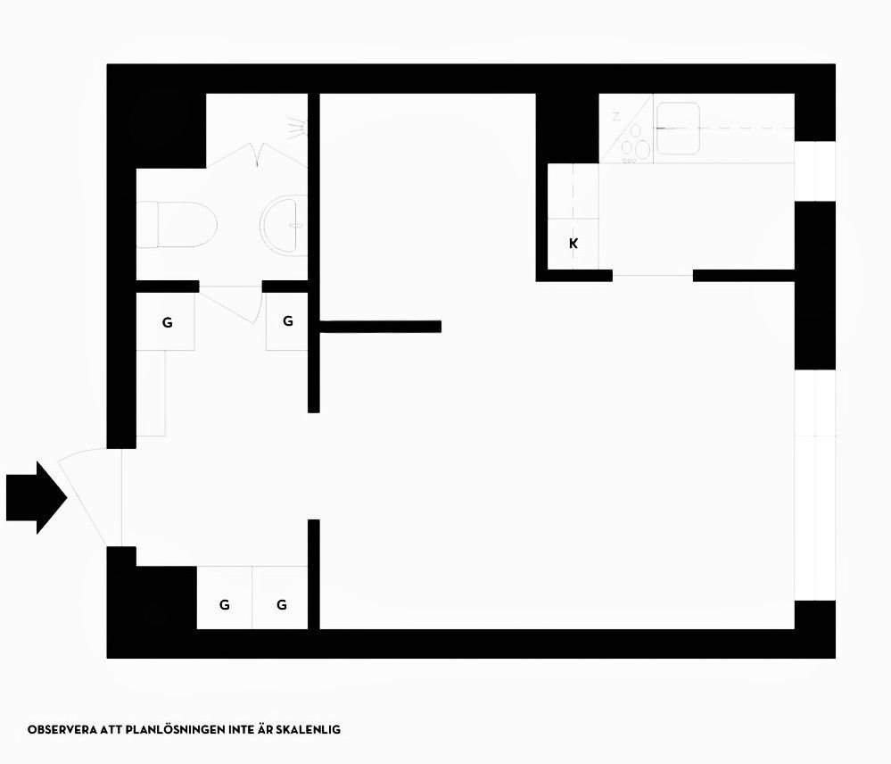 Lägenhet, 2 rooms, 31 sqm, Spånga – Spånga