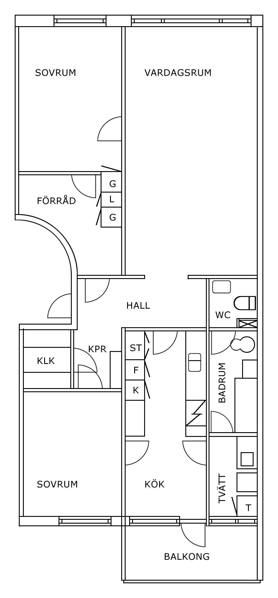 Lägenhet, 3 rooms, 84 sqm, Flen – bild 35