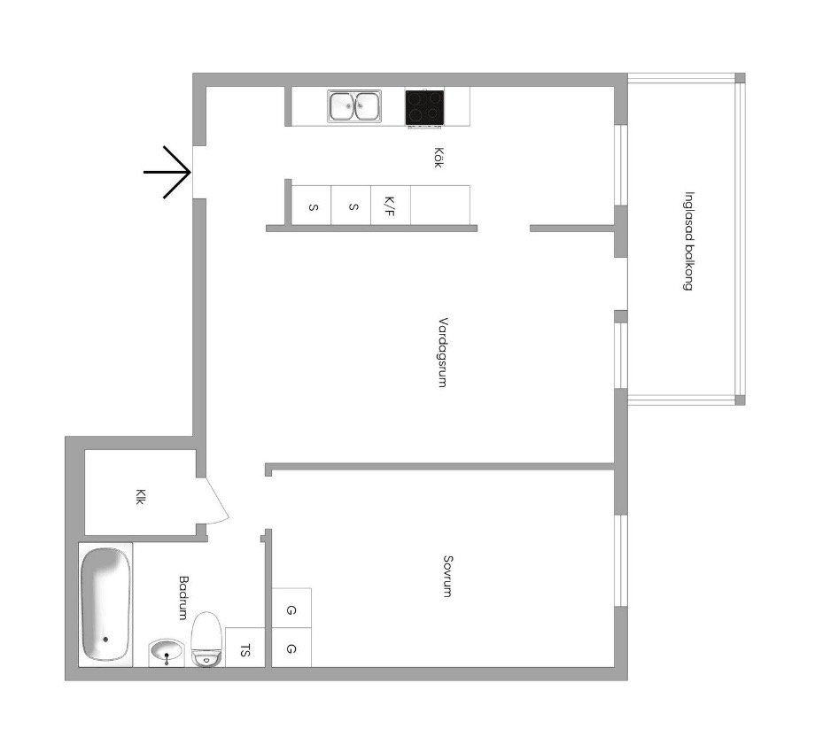 Lägenhet, 2 rooms, 62 sqm, Södertälje – bild 9