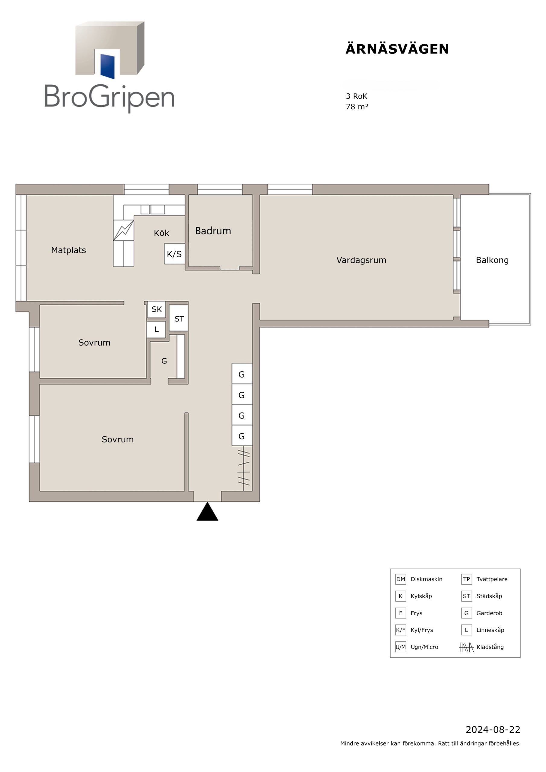 Lägenhet, 3 rooms, 78 sqm, Mariefred – bild 5