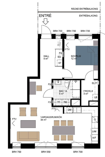 Lägenhet, 2 rooms, 66 sqm, Älvsjö – bild 16