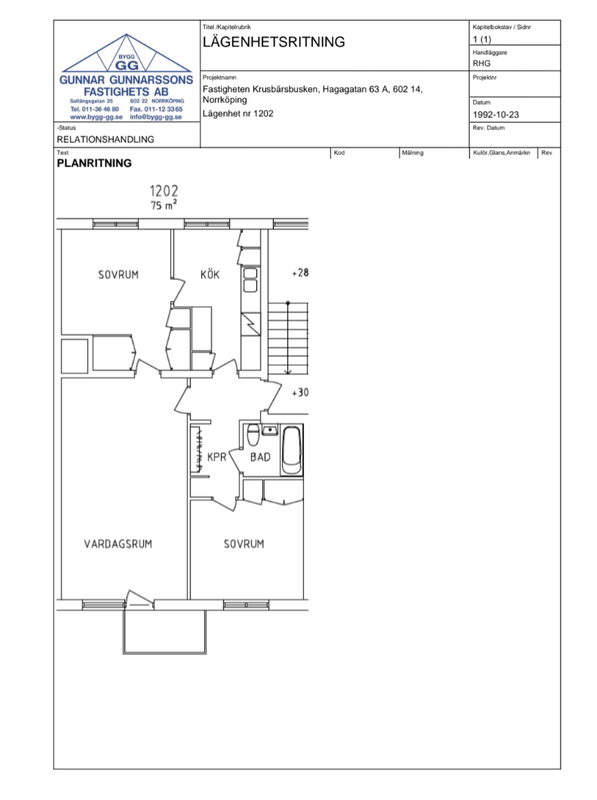 Lägenhet, 3 rooms, 77 sqm, Norrköping – bild 4