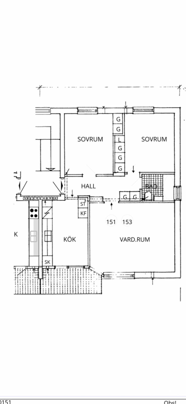 Lägenhet, 3 rooms, 68 sqm, Göteborg