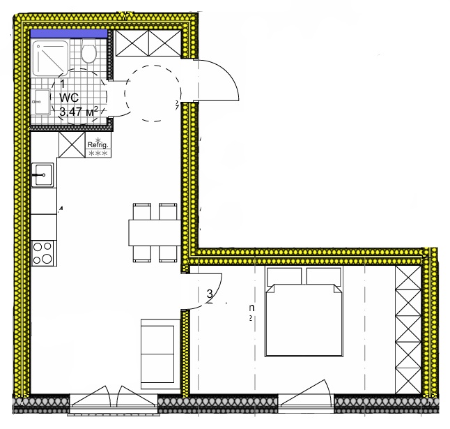 Lägenhet, 2 rooms, 46 sqm, Åtvidaberg – bild 6