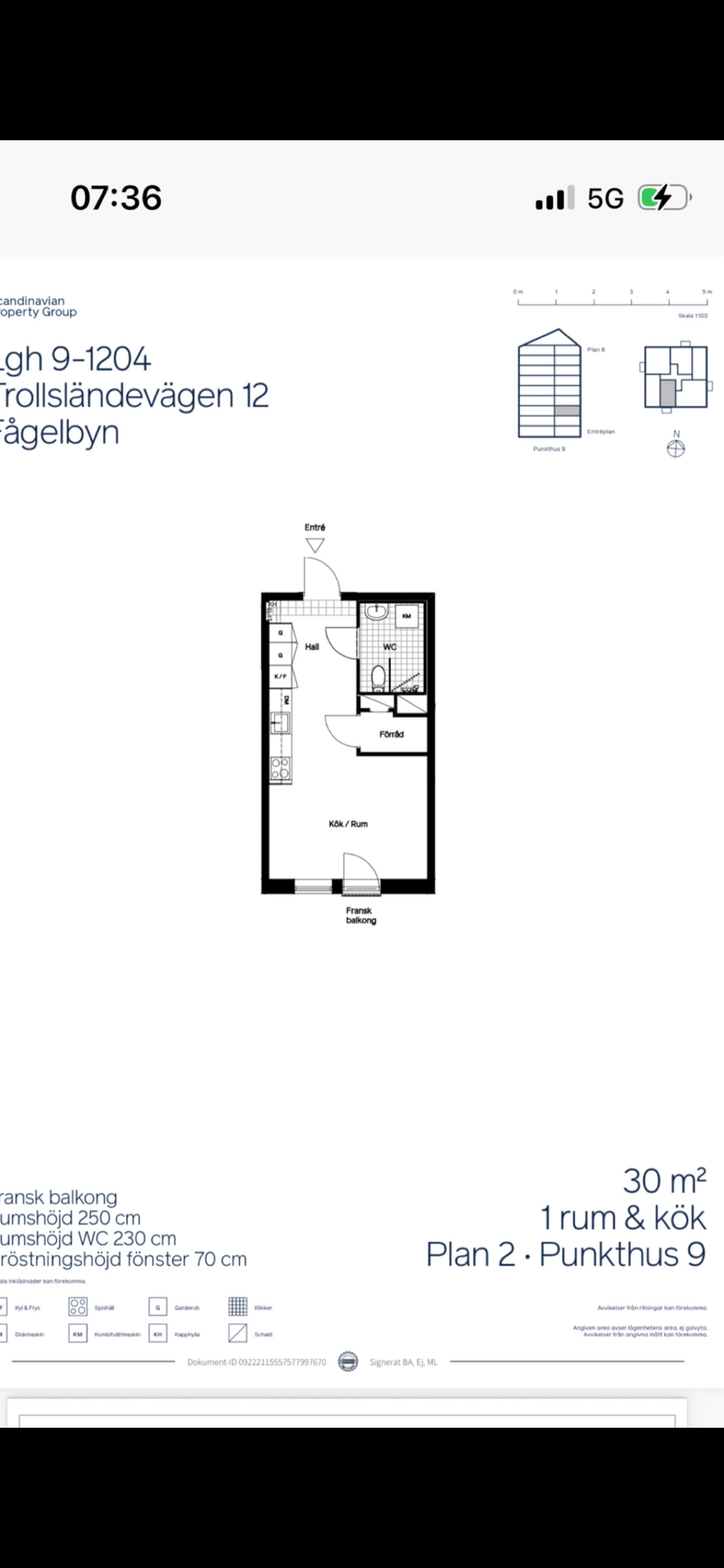 Lägenhet, 1 rooms, 30 sqm, Tumba – Tumba