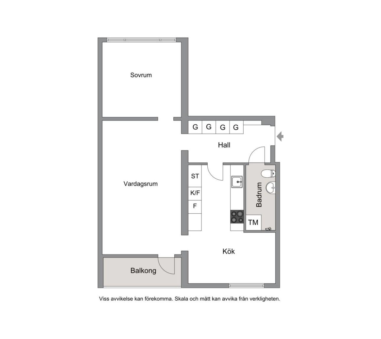 2 rok · 65 m² i Götene – bild 9