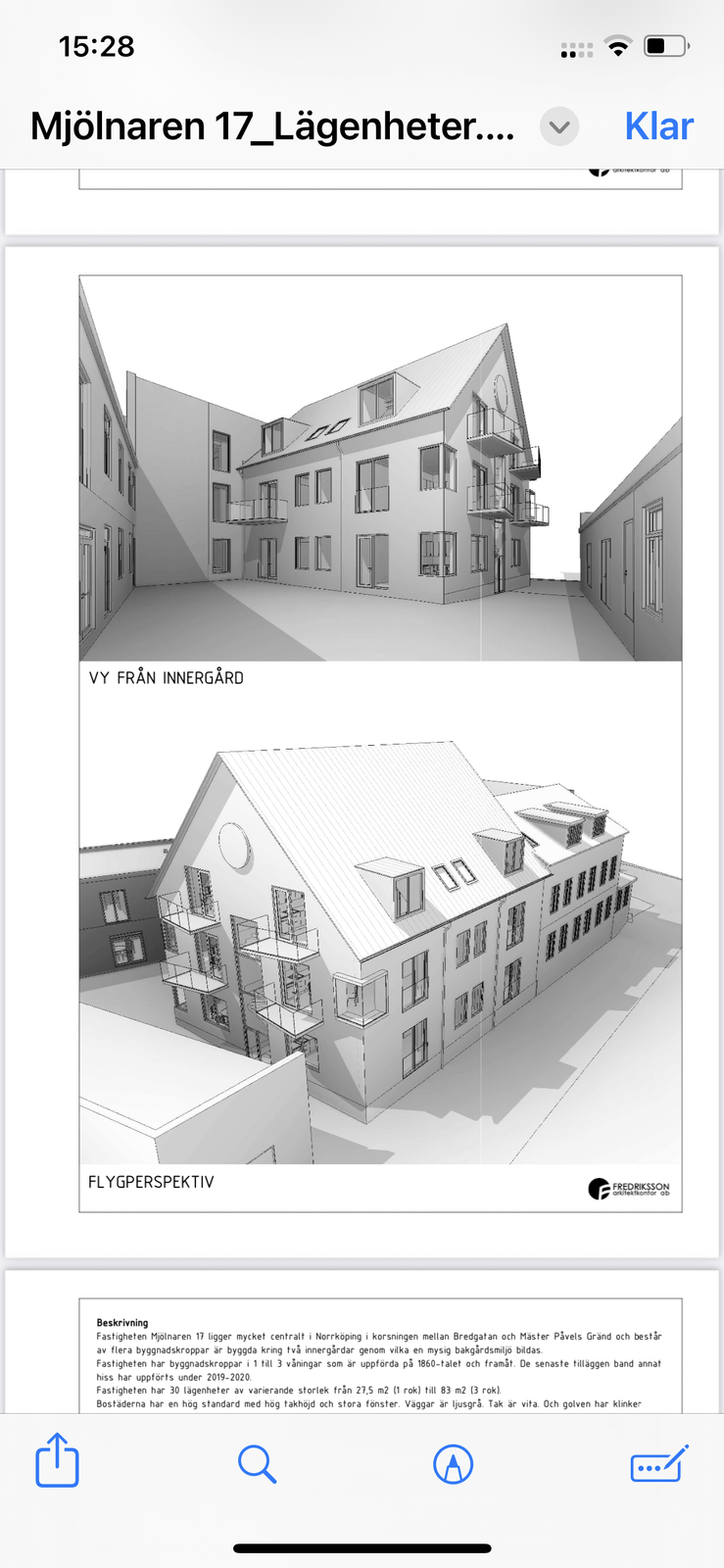 Lägenhet, 2 rooms, 34 sqm, Norrköping