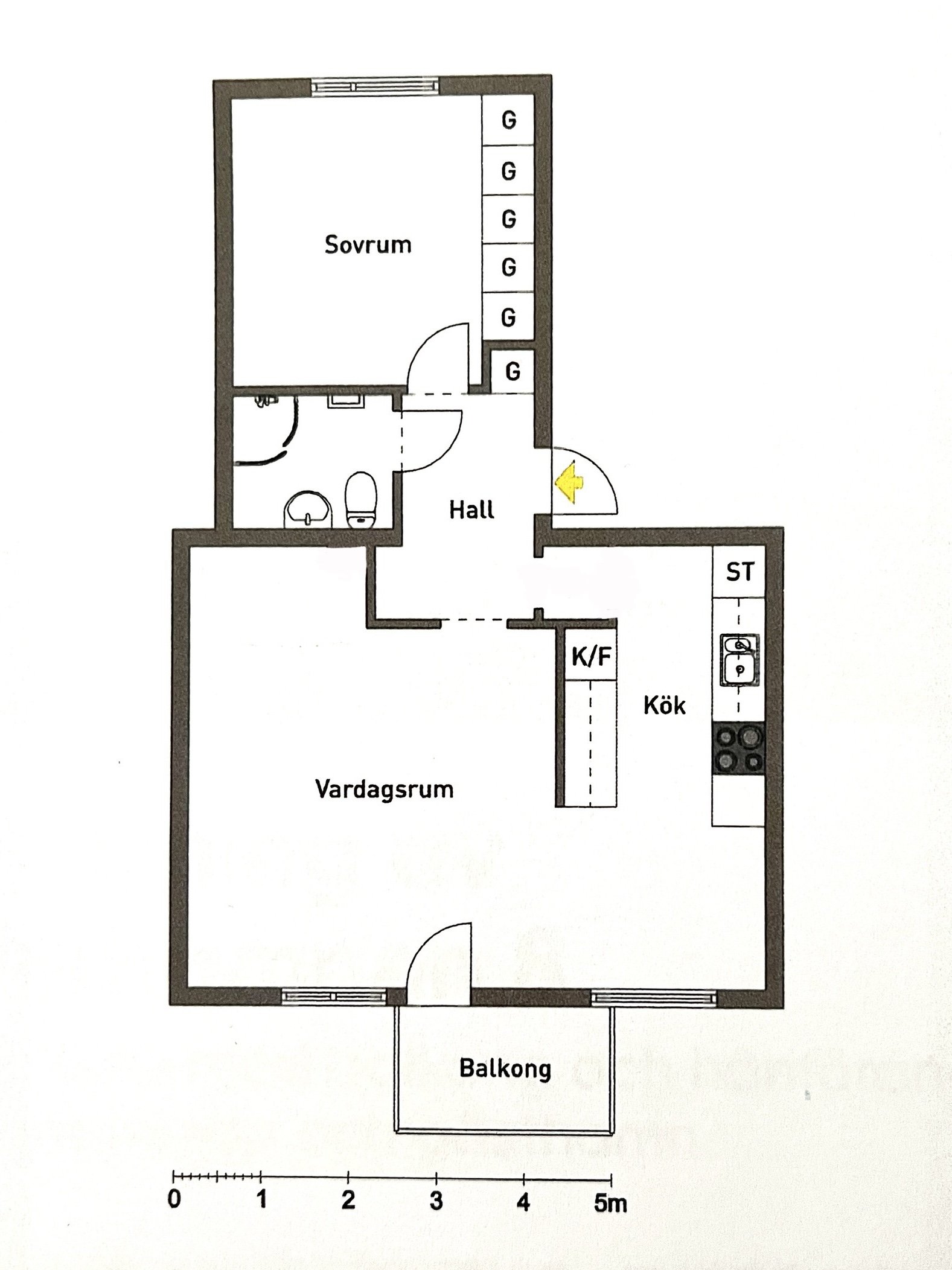 Lägenhet, 2 rooms, 55 sqm, Vaxholm – bild 10