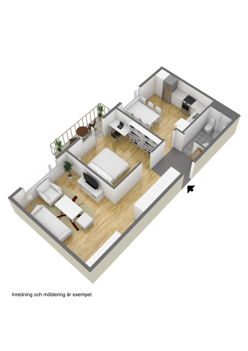 Lägenhet, 2 rooms, 61 sqm, Karlstad – bild 6