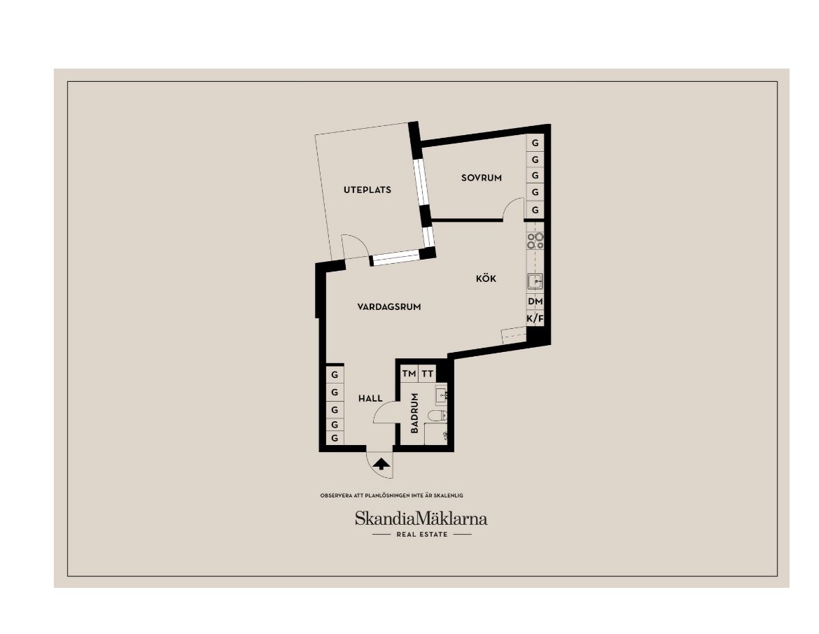 Lägenhet, 2 rooms, 60 sqm, Järfälla – bild 7