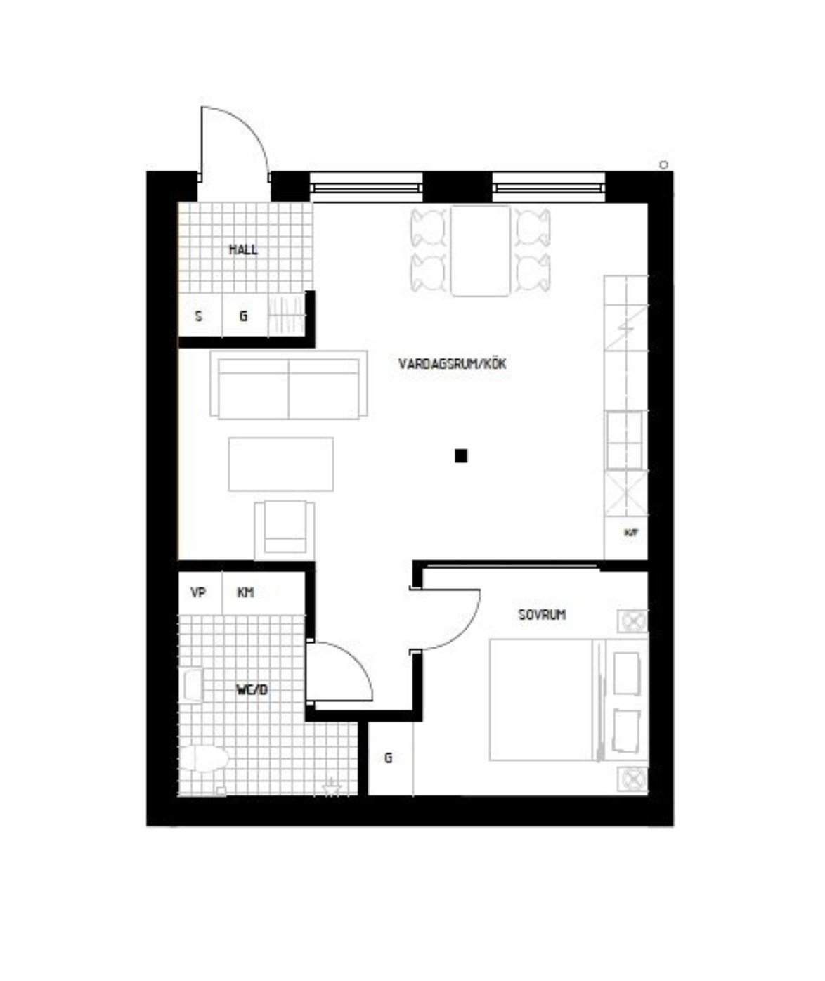 Lägenhet, 2 rooms, 48 sqm, Sollentuna – bild 10
