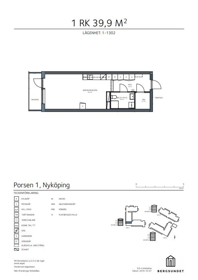 Lägenhet, 1 rooms, 39 sqm, Nyköping – bild 6