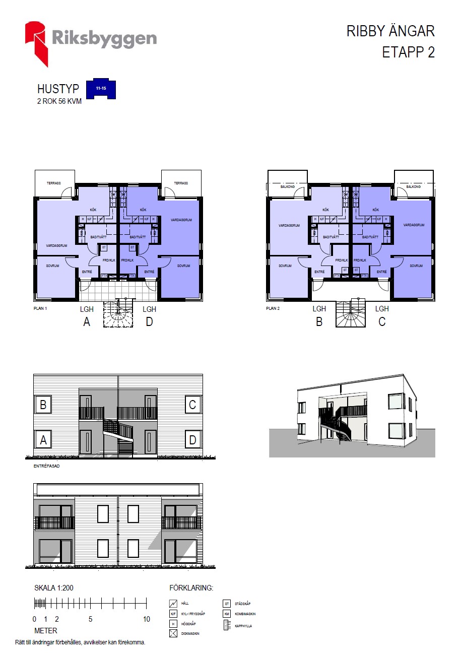 Lägenhet, 2 rooms, 58 sqm, Västerhaninge – bild 2