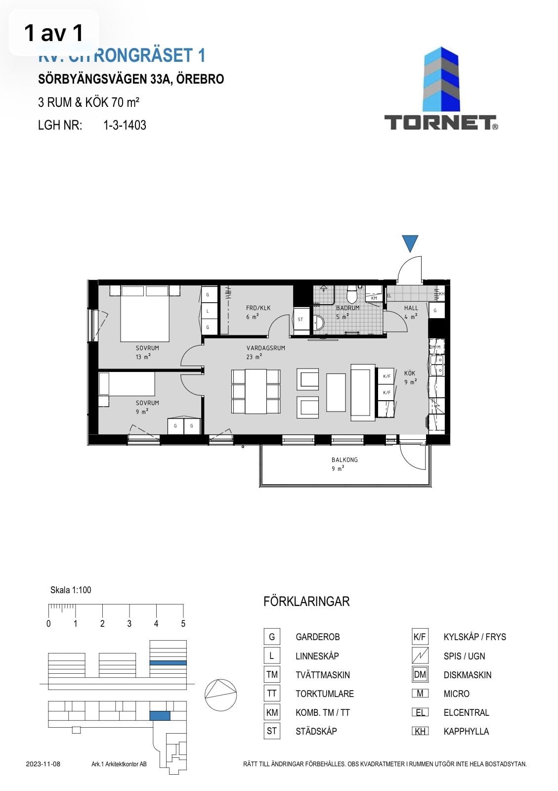 3 rok · 70 m² i Örebro – bild 11