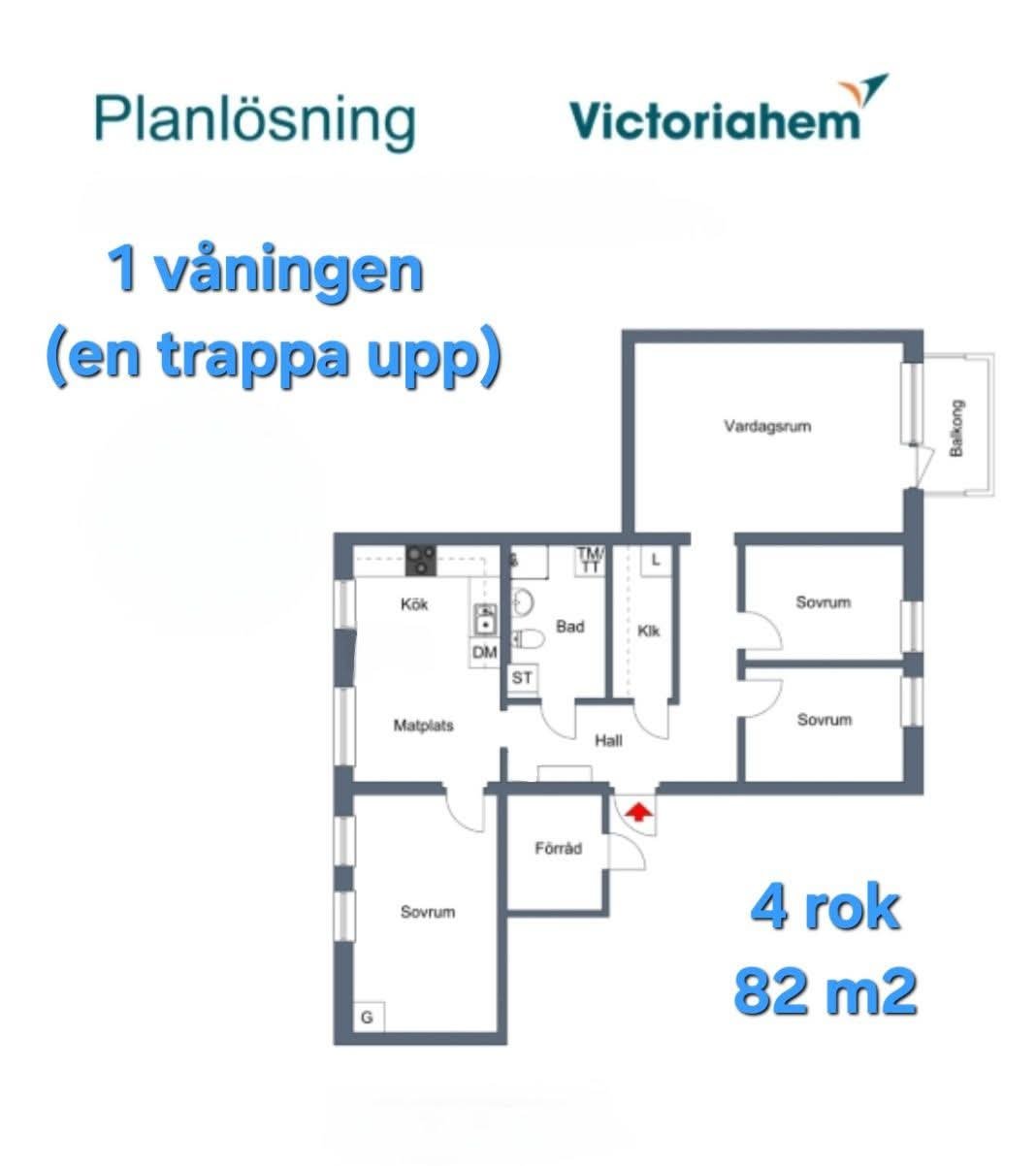 Lägenhet, 5 rooms, 82 sqm, Göteborg – bild 2
