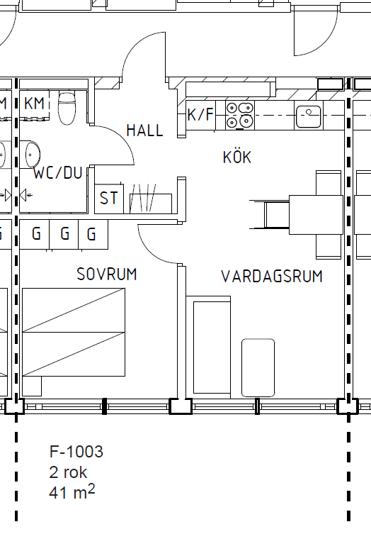 2 rok · 41 m² i Nynäshamn – bild 13