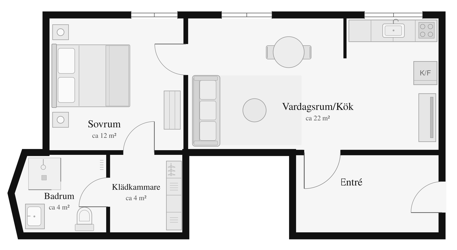 3 rok · 42 m² i Göteborg – bild 4