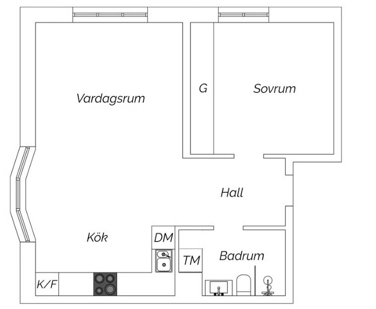 2 rok · 50 m² i Solna – bild 7