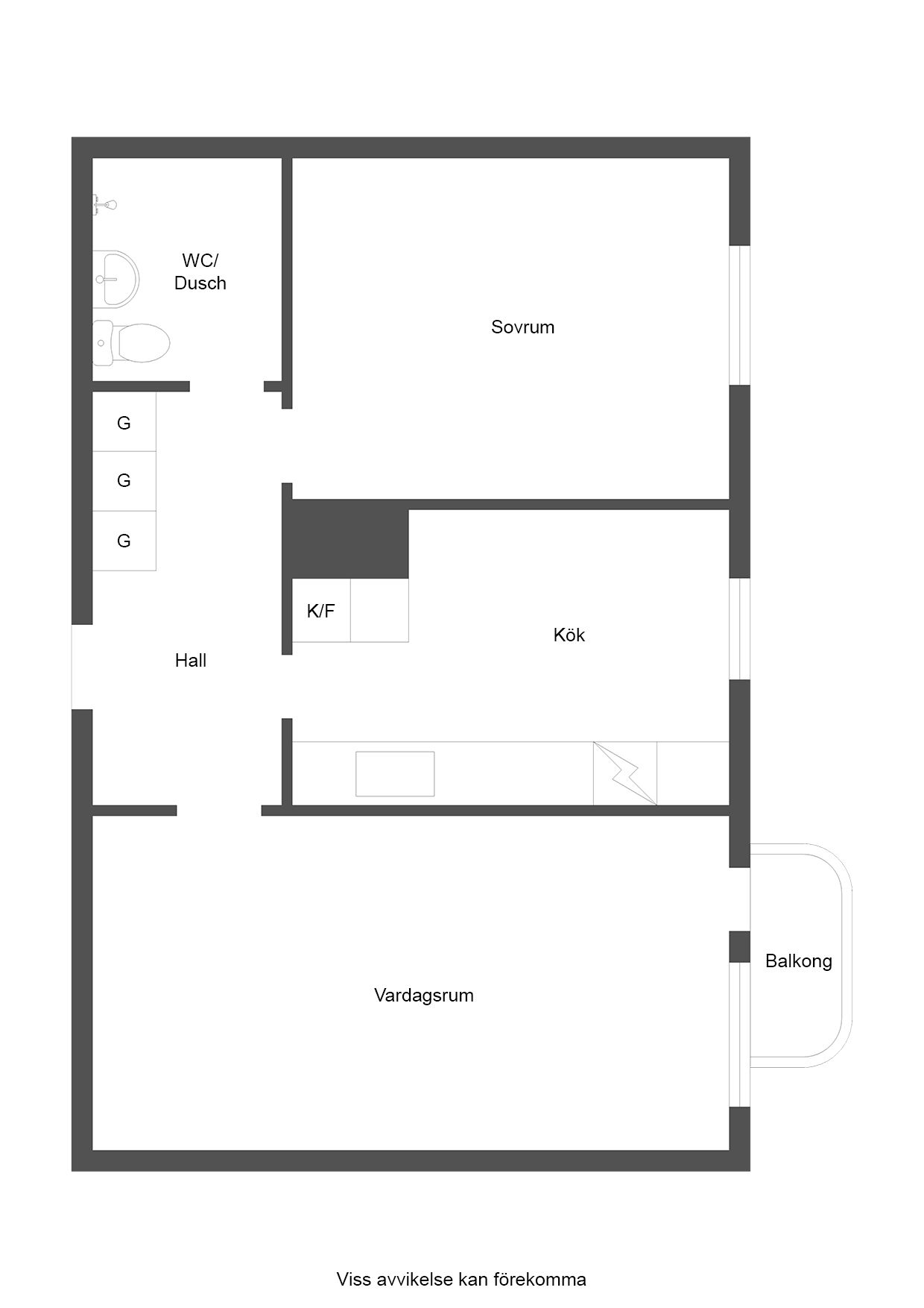 2 rok · 60 m² i Söderfors – bild 7