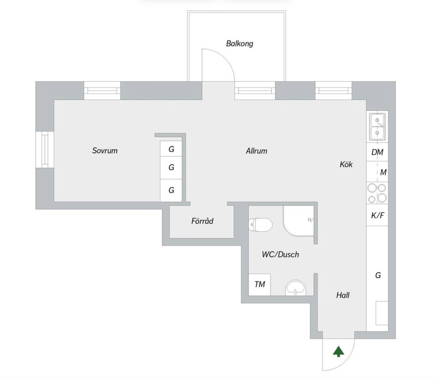 2 rok · 36 m² i Norsborg – bild 10