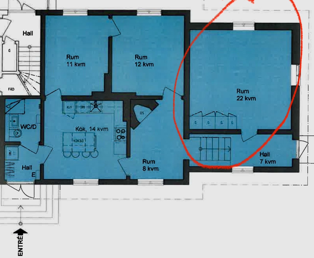 1 rok · 22 m² i KISTA – bild 11