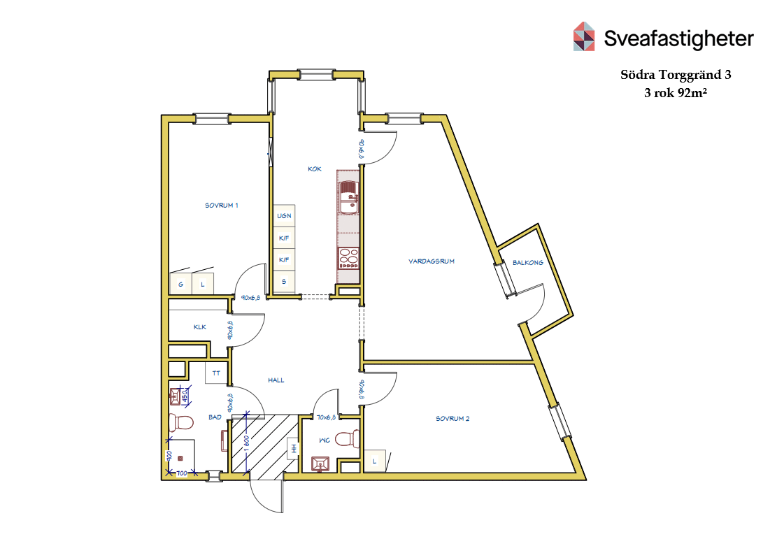 3 rok · 92 m² i Falköping – bild 6