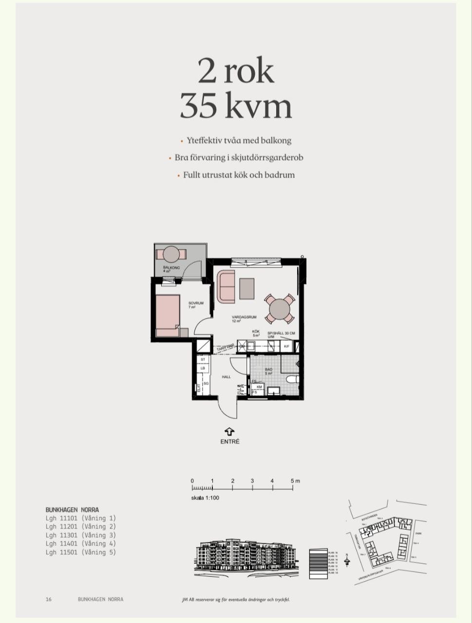 2 rok · 35 m² i Täby – bild 4