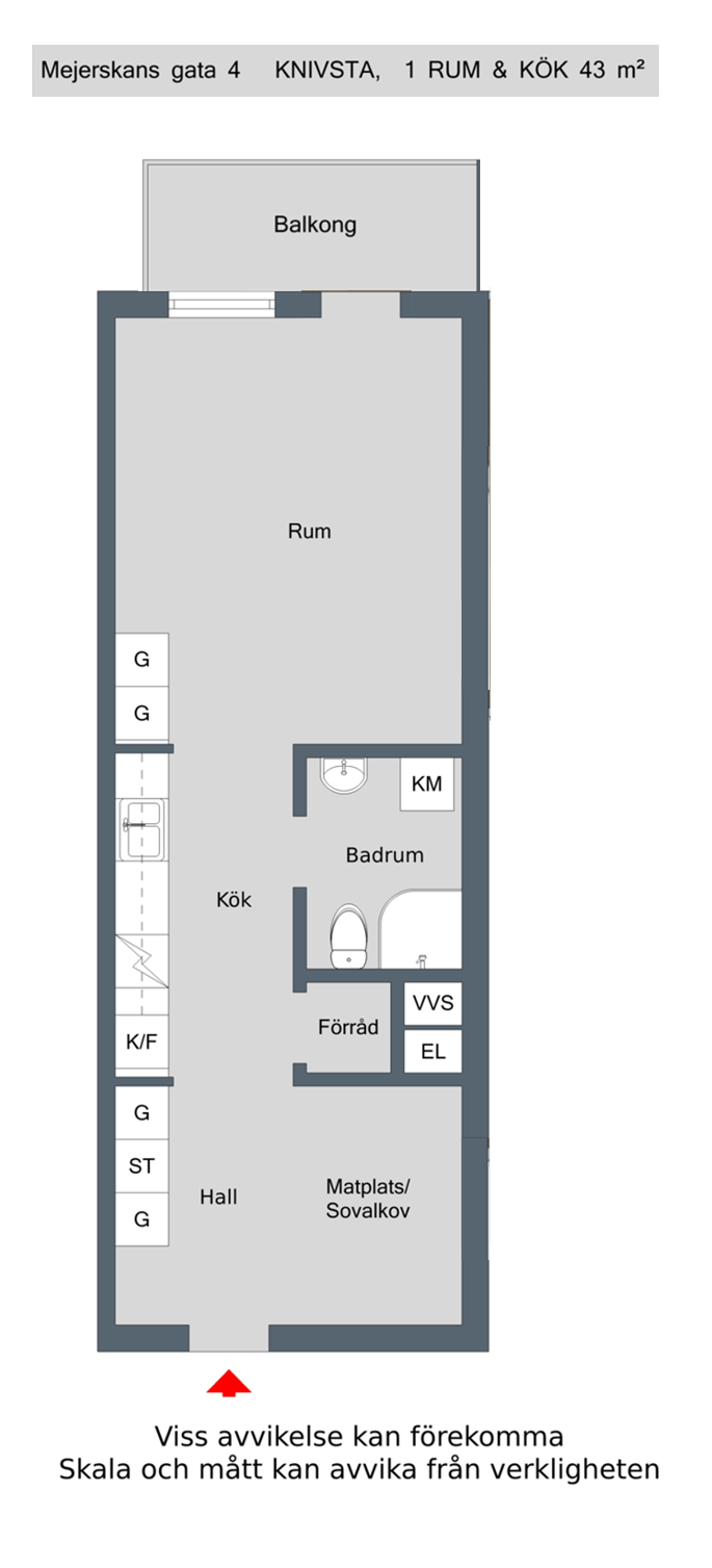 1 rok · 43 m² i Knivsta  – bild 18