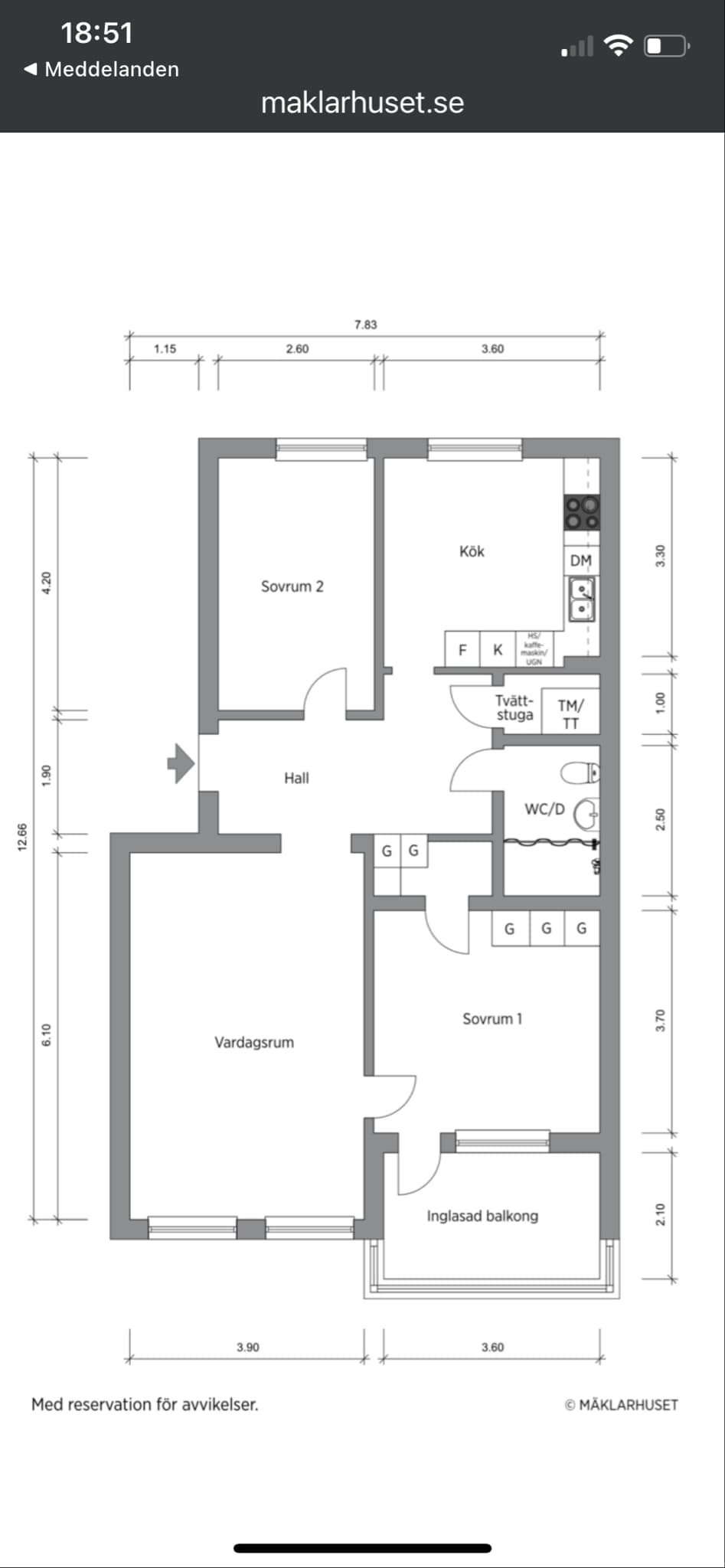 Lägenhet, 3 rooms, 82 sqm, Karlstad – bild 15